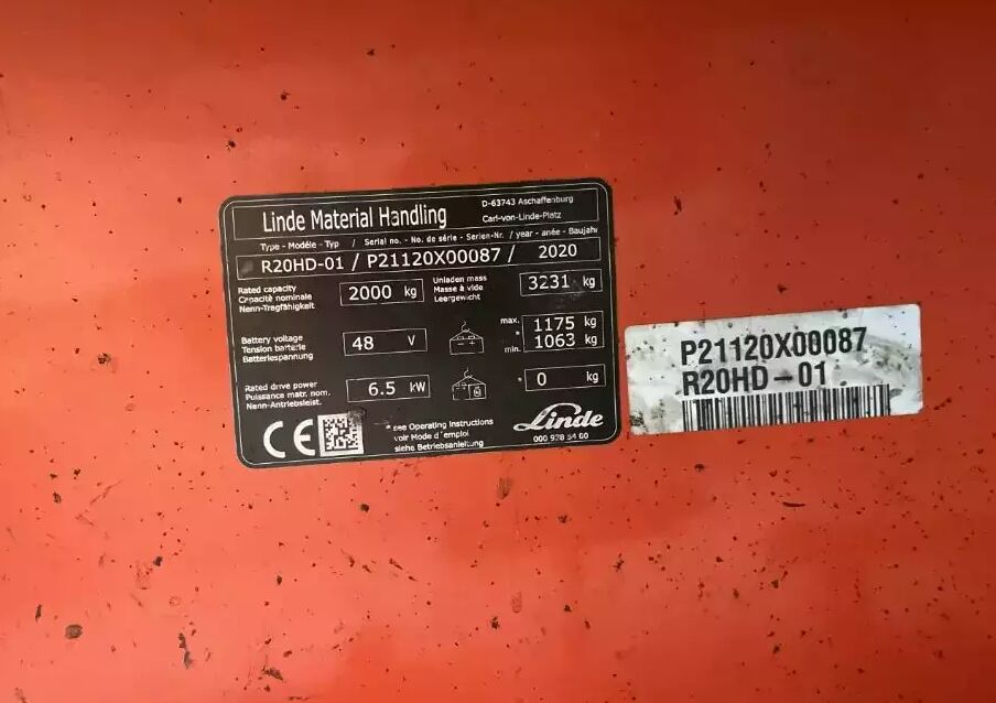 Linde R20HD-01 - Вилушкар со подигнување: слика 4 Linde R20HD-01 - Вилушкар со подигнување: слика 4