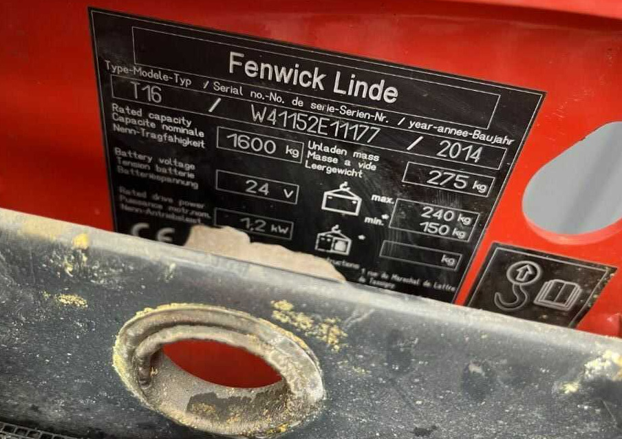 Linde T16 - Вилушкар за палети: слика 4 Linde T16 - Вилушкар за палети: слика 4