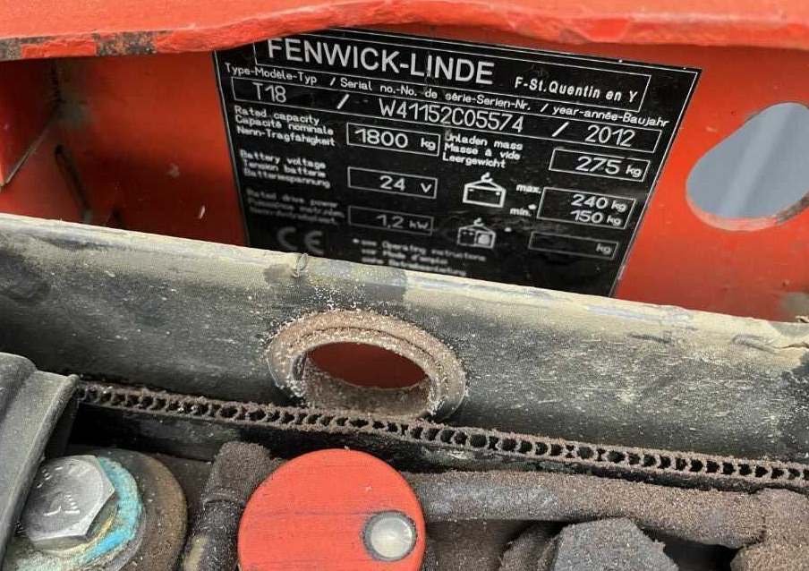 Linde T18 - Вилушкар за палети: слика 4 Linde T18 - Вилушкар за палети: слика 4