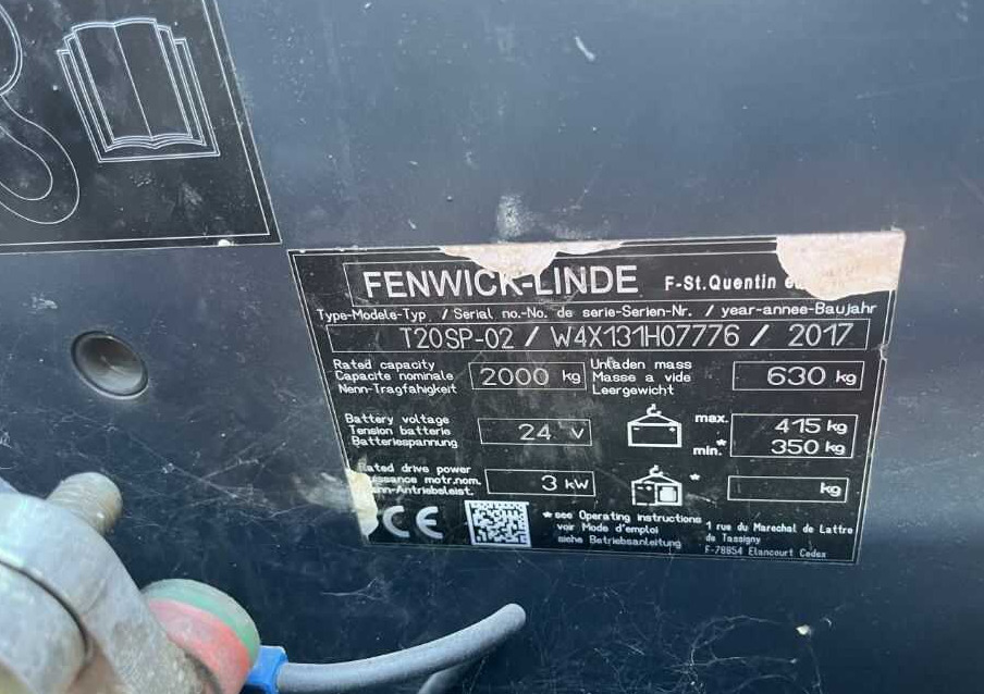 Linde T20SP-02 - Вилушкар за палети: слика 4 Linde T20SP-02 - Вилушкар за палети: слика 4