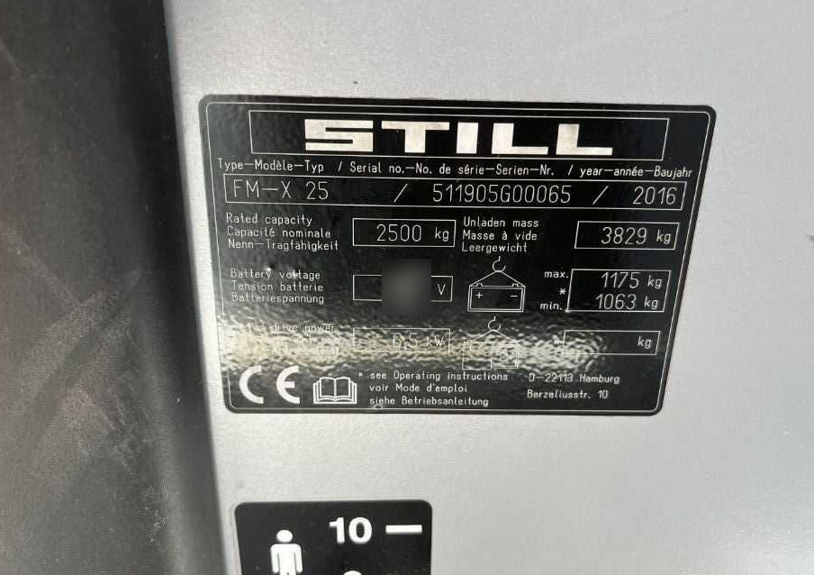 Still FM-X25 - Вилушкар со подигнување: слика 4 Still FM-X25 - Вилушкар со подигнување: слика 4