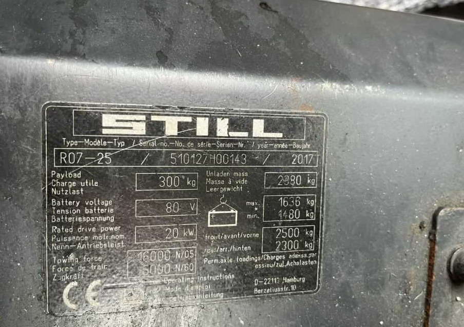 Still R07-25 - Тракторче за влечење: слика 4 Still R07-25 - Тракторче за влечење: слика 4