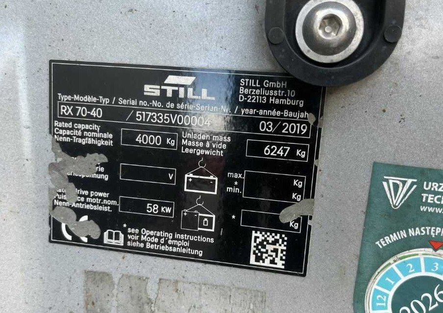 Still RX70-40T - Плински вилушкар: слика 4 Still RX70-40T - Плински вилушкар: слика 4