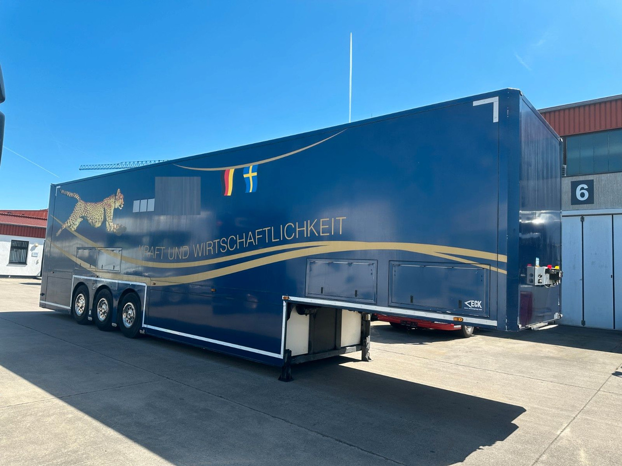 Van Eck PT-3ZI * MOTORSPORT * RACING * DOPPELDECKER *TÜV - Полуприколка сандучар: слика 1 Van Eck PT-3ZI * MOTORSPORT * RACING * DOPPELDECKER *TÜV - Полуприколка сандучар: слика 1