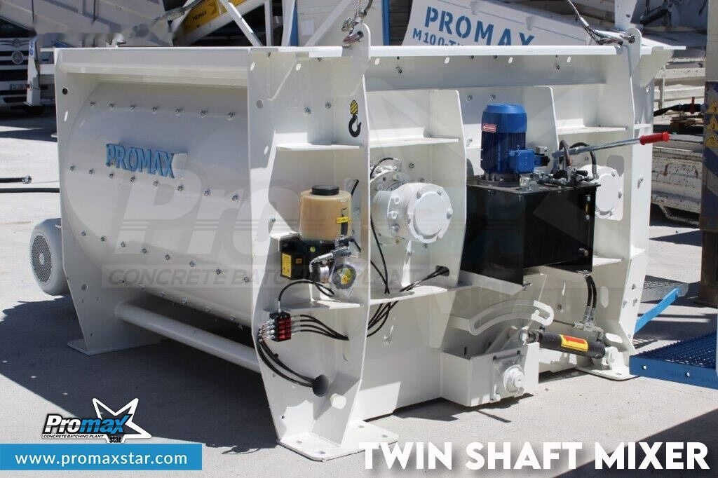 Promax 2m3 / 3m3 / 5m3 TWIN SHAFT MIXER - Мешалка за бетон: слика 2 Promax 2m3 / 3m3 / 5m3 TWIN SHAFT MIXER - Мешалка за бетон: слика 2