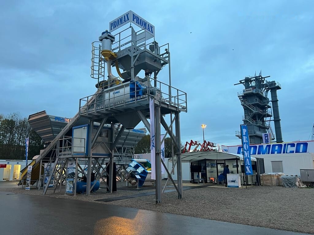 Promax GALVANIZED Compact Concrete Batching Plant C120-TWN-LINE (120m3/ - Силос за цемент: слика 2 Promax GALVANIZED Compact Concrete Batching Plant C120-TWN-LINE (120m3/ - Силос за цемент: слика 2