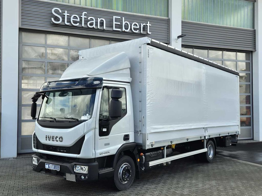 Iveco Eurocargo 120-250/P Curtainsider+LBW Spoiler AHK - Камион со церада: слика 1 Iveco Eurocargo 120-250/P Curtainsider+LBW Spoiler AHK - Камион со церада: слика 1