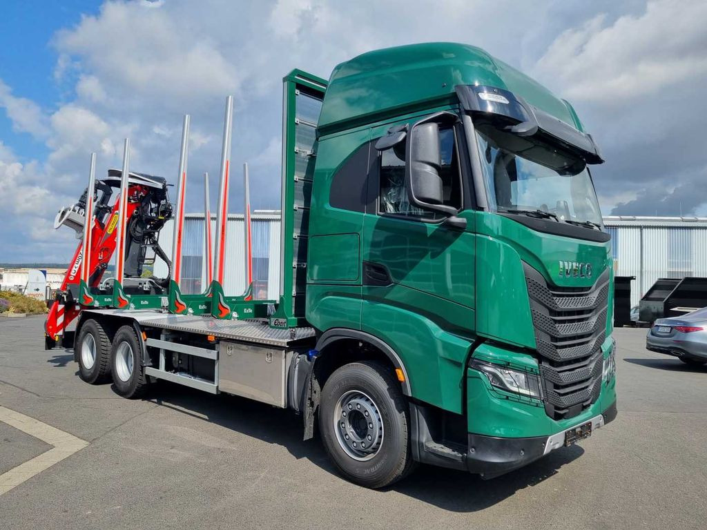 Iveco X-WAY AS300X57ZP ON+ 6x4 Palfinger Epsilon M12 Z - Камион за дрва, Камион со кран: слика 2 Iveco X-WAY AS300X57ZP ON+ 6x4 Palfinger Epsilon M12 Z - Камион за дрва, Камион со кран: слика 2