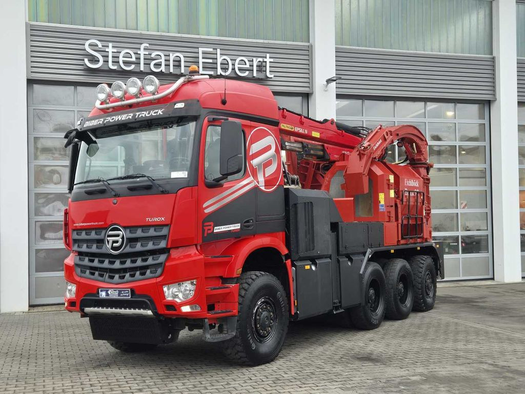 Mercedes-Benz TUROX 8x8 Eschlböck Biber 92 Holzhacker / 1.512h - Камион: слика 1 Mercedes-Benz TUROX 8x8 Eschlböck Biber 92 Holzhacker / 1.512h - Камион: слика 1