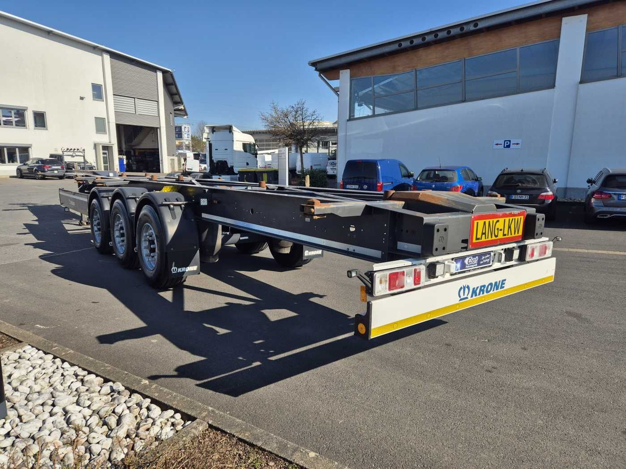 Krone SD BDF BPW-Achsen Liftachse mitte Container - Транспортер на контејнер/ Полуприколка со променливо тело: слика 3 Krone SD BDF BPW-Achsen Liftachse mitte Container - Транспортер на контејнер/ Полуприколка со променливо тело: слика 3