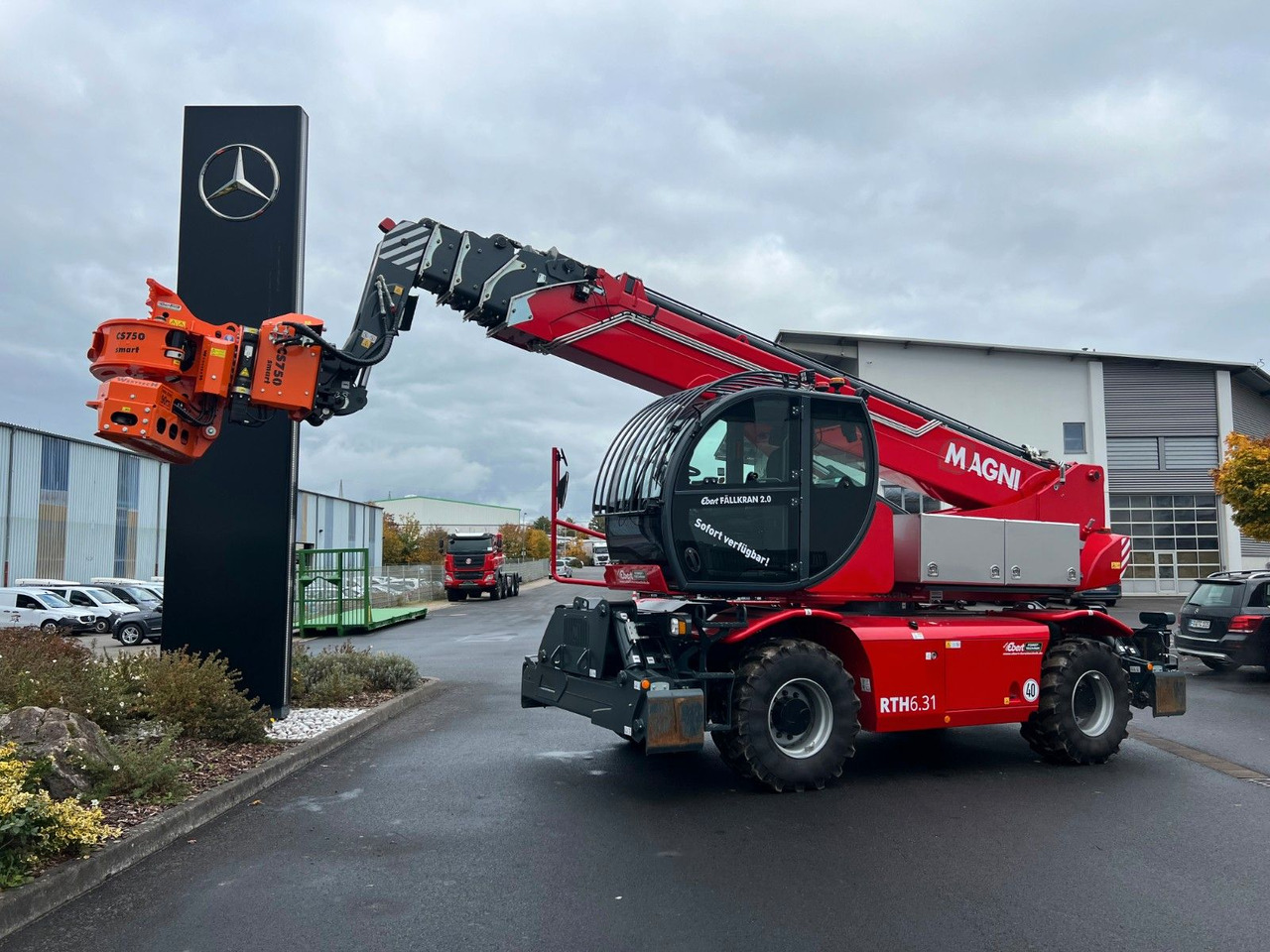 Magni RTH 6.31 SH / Fällkran 2 / Westtech CS750 - Телескопски ракувач: слика 1 Magni RTH 6.31 SH / Fällkran 2 / Westtech CS750 - Телескопски ракувач: слика 1