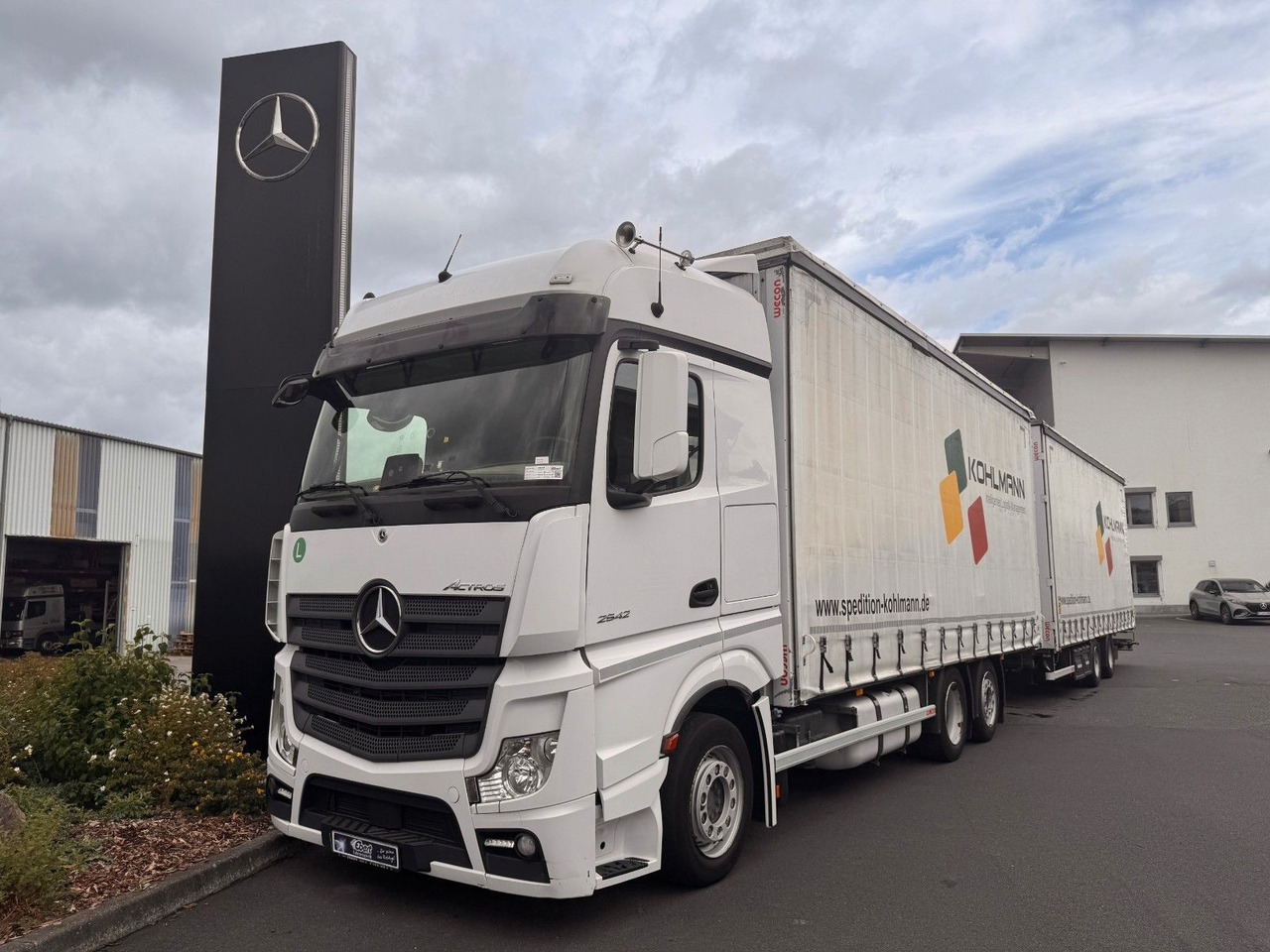 Mercedes-Benz Actros 2542 LnR 6x2 Retarder Standklima - Камион со церада: слика 1 Mercedes-Benz Actros 2542 LnR 6x2 Retarder Standklima - Камион со церада: слика 1