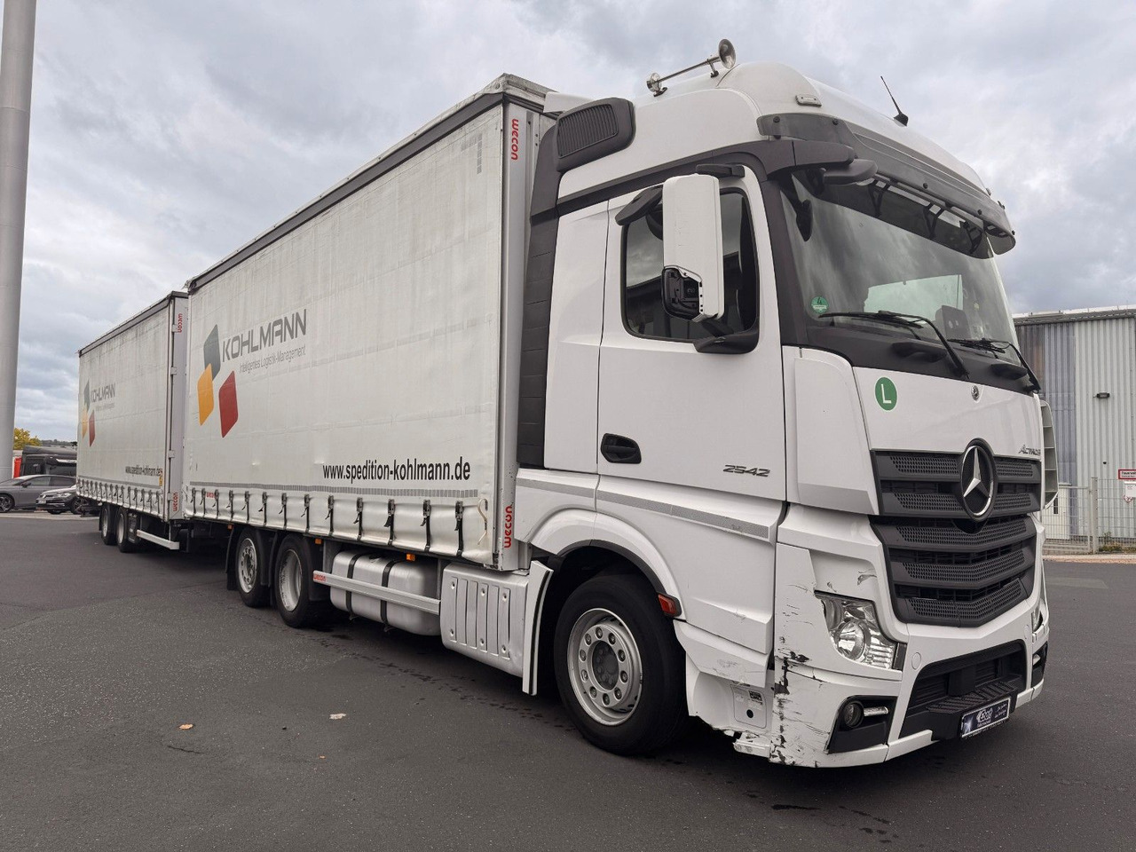 Mercedes-Benz Actros 2542 LnR 6x2 Retarder Standklima - Камион со церада: слика 3 Mercedes-Benz Actros 2542 LnR 6x2 Retarder Standklima - Камион со церада: слика 3