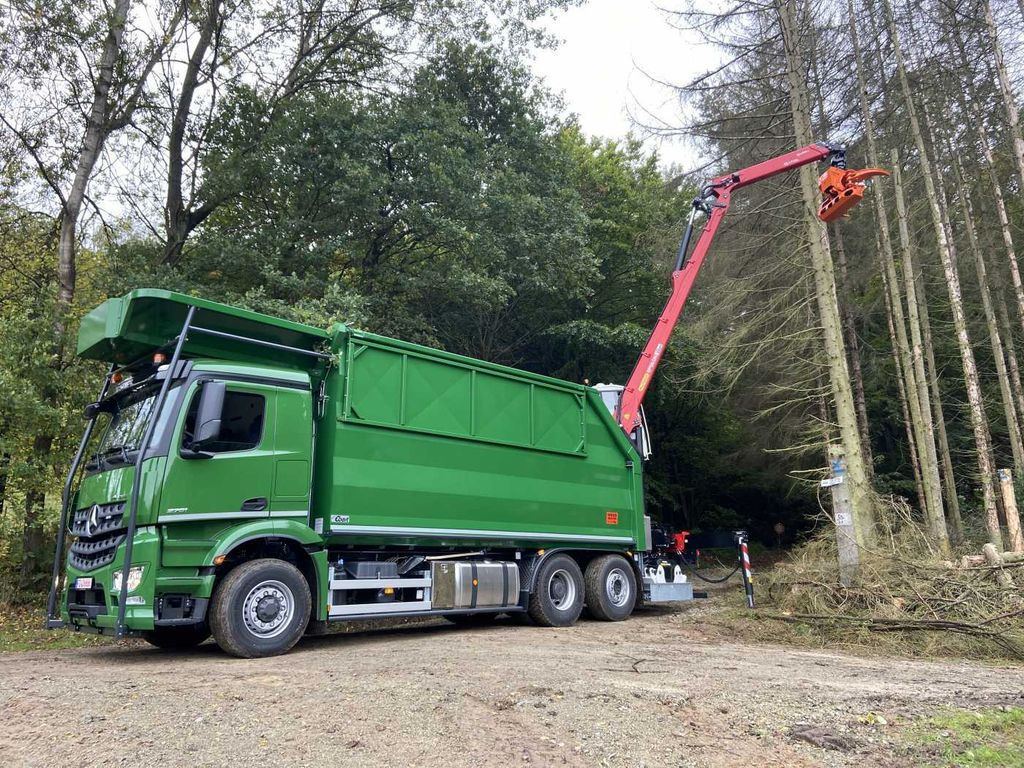 Mercedes-Benz Arocs 2751L HAD + Q170L (11,5m!) -EBERT-Fäll-LKW - Камион за дрва, Камион со кран: слика 2 Mercedes-Benz Arocs 2751L HAD + Q170L (11,5m!) -EBERT-Fäll-LKW - Камион за дрва, Камион со кран: слика 2
