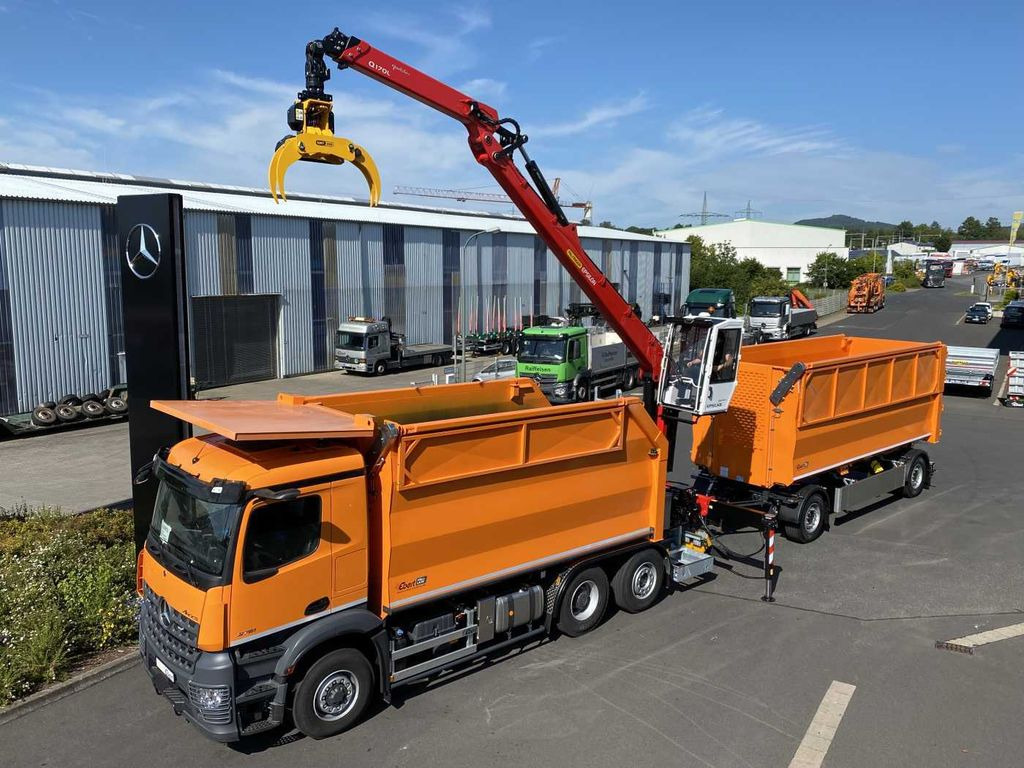 Mercedes-Benz Arocs 2751L HAD + Q170L (11,5m!) -EBERT-Fäll-LKW - Камион за дрва, Камион со кран: слика 3 Mercedes-Benz Arocs 2751L HAD + Q170L (11,5m!) -EBERT-Fäll-LKW - Камион за дрва, Камион со кран: слика 3