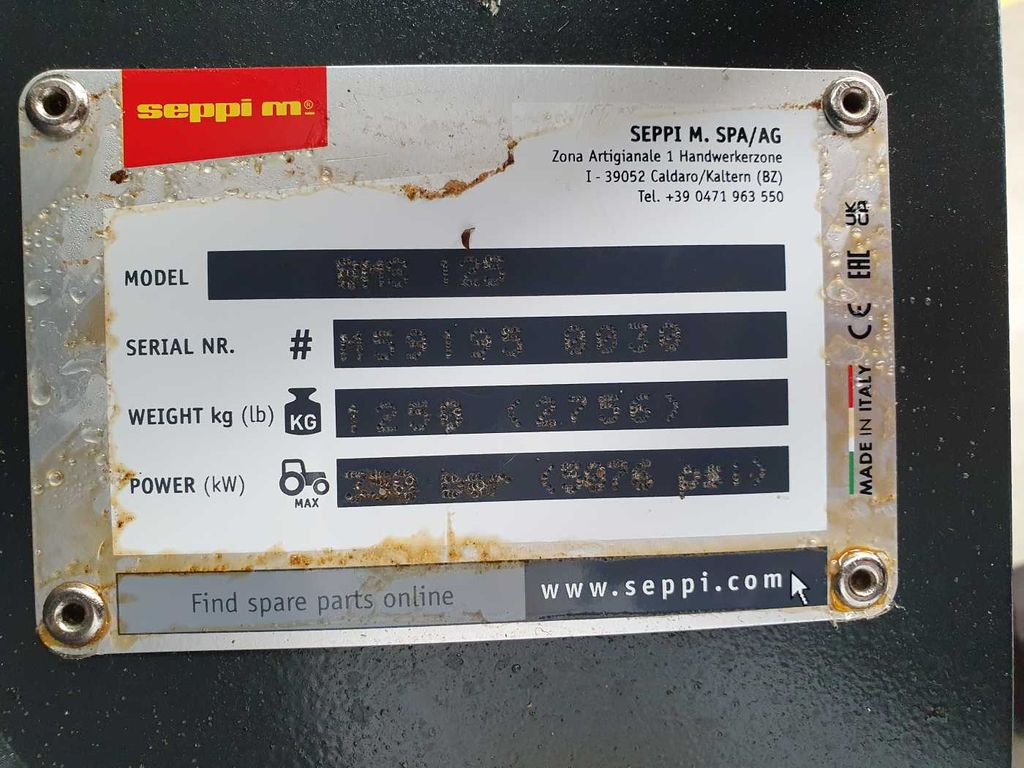 Шумски мулчер Seppi M. BMS 125 Forstmulcher / Drehmotor / DEMO Seppi M. BMS 125 Forstmulcher / Drehmotor / DEMO: слика 12 Шумски мулчер Seppi M. BMS 125 Forstmulcher / Drehmotor / DEMO Seppi M. BMS 125 Forstmulcher / Drehmotor / DEMO: слика 12