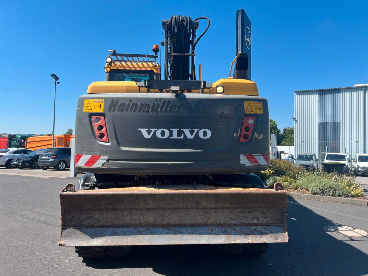 Volvo EW160D / 2014 / 1xTieflöffel / Forstschutzgitter - Багер на тркала: слика 5 Volvo EW160D / 2014 / 1xTieflöffel / Forstschutzgitter - Багер на тркала: слика 5