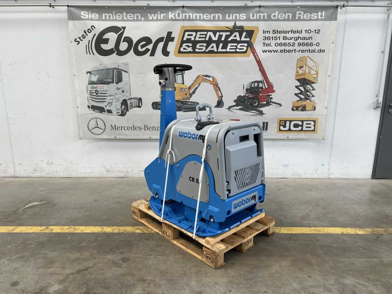Weber CR 8 MDM Hatz-Diesel / 601kg / DEMO / 2022 - Вибрациска плоча: слика 1 Weber CR 8 MDM Hatz-Diesel / 601kg / DEMO / 2022 - Вибрациска плоча: слика 1