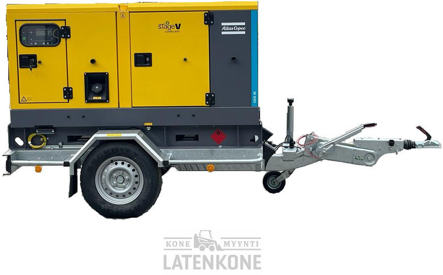 Atlas Copco QAS 45 50 Hz Generaattori StageV vetovarustuksella - Генераторска поставка: слика 1 Atlas Copco QAS 45 50 Hz Generaattori StageV vetovarustuksella - Генераторска поставка: слика 1