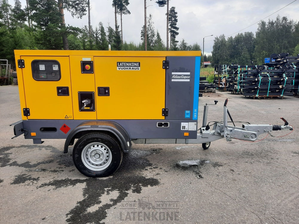 Atlas Copco QES 30 50 Hz Generaattori vetovarustuksella ID 4349 - Генераторска поставка: слика 1 Atlas Copco QES 30 50 Hz Generaattori vetovarustuksella ID 4349 - Генераторска поставка: слика 1