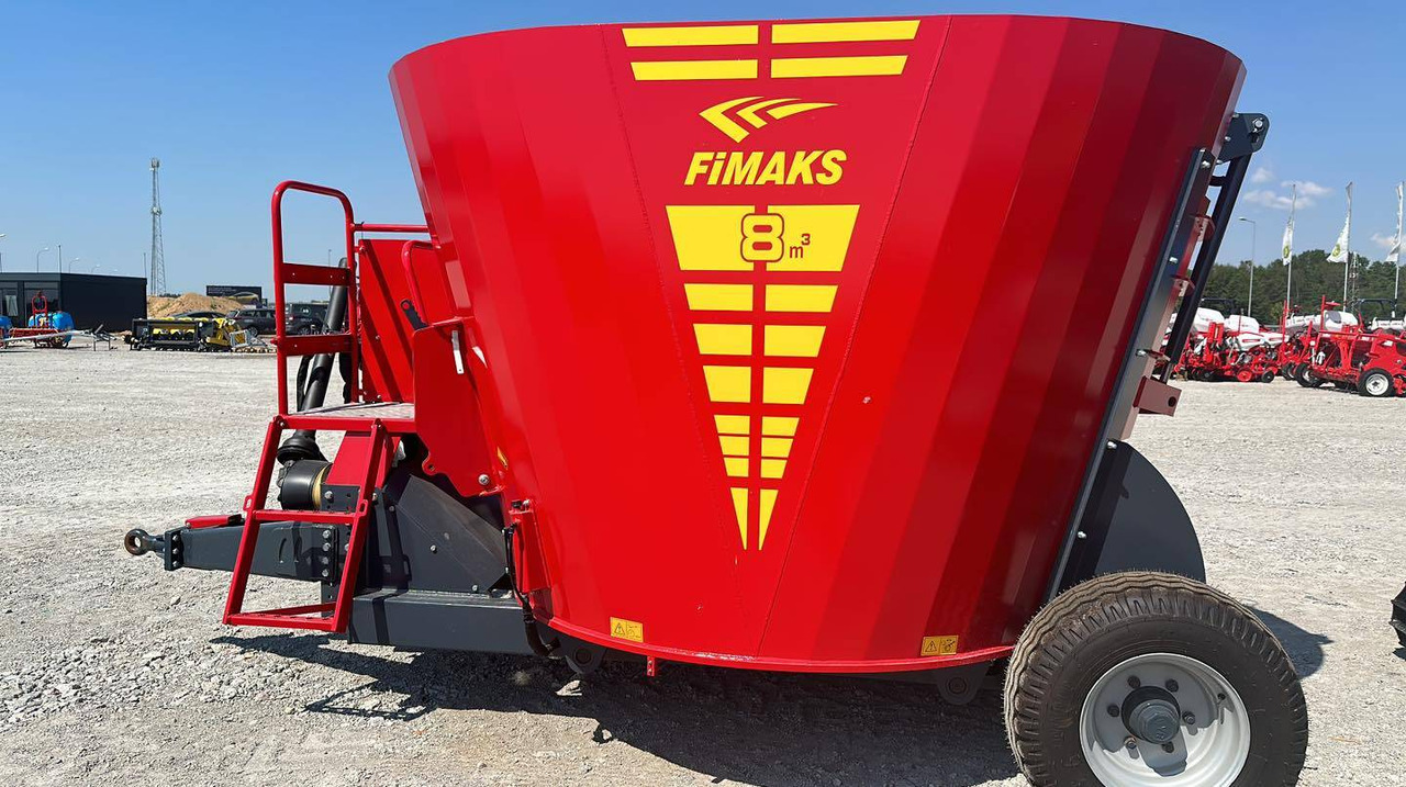 Fimaks vertical feeder mixer FMV8L, 8 m3 - on stock - Вагон за мешање сточна храна: слика 1 Fimaks vertical feeder mixer FMV8L, 8 m3 - on stock - Вагон за мешање сточна храна: слика 1