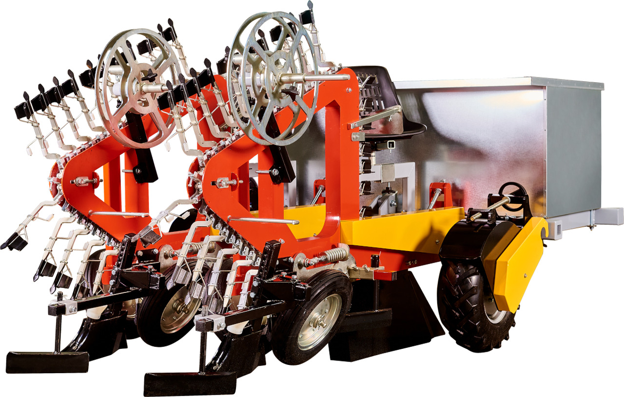 Semi-automatic grapple 2 row planter Solan S243 - Опрема за сеење: слика 1 Semi-automatic grapple 2 row planter Solan S243 - Опрема за сеење: слика 1