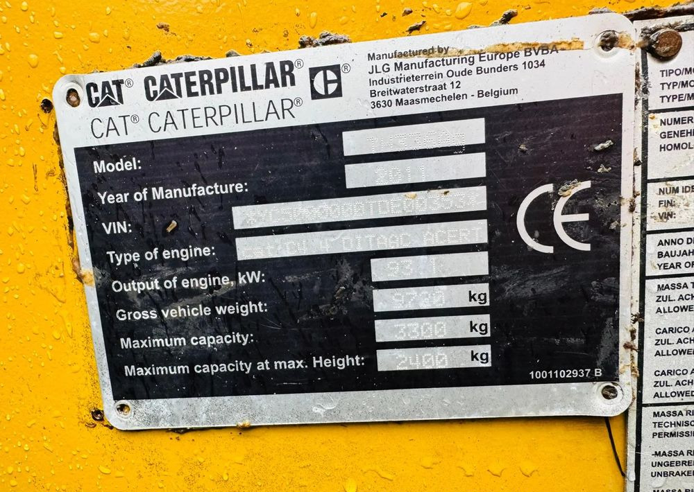 Телескопски ракувач Caterpillar TH 336: слика 13