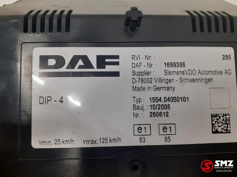 DAF Occ instrumentenpaneel DAF - Контролна табла за Камион: слика 3 DAF Occ instrumentenpaneel DAF - Контролна табла за Камион: слика 3