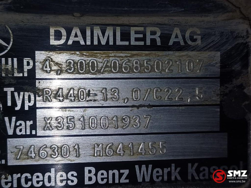 Mercedes-Benz Occ differentiëel R440-13,0 / C22,5 i=4,3 Mercedes - Диференцијален запчаник на брзина за Камион: слика 5 Mercedes-Benz Occ differentiëel R440-13,0 / C22,5 i=4,3 Mercedes - Диференцијален запчаник на брзина за Камион: слика 5