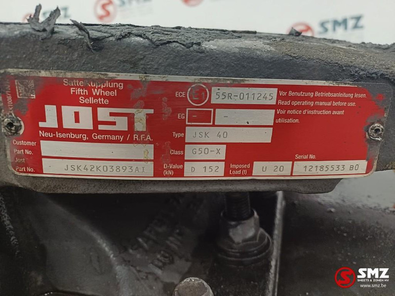 Jost Occ koppelschotel + montageplaat JOST JSK42 - Спојка на петто тркало за Камион: слика 5 Jost Occ koppelschotel + montageplaat JOST JSK42 - Спојка на петто тркало за Камион: слика 5