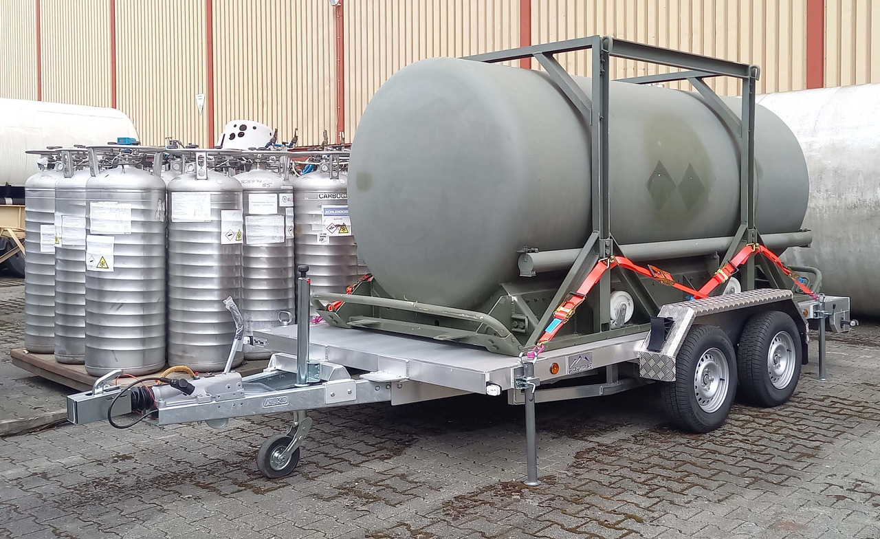 CRYOBASE Gas tank cryogenic trailer used for nitrogen, oxygen, argon - Приколка цистерна: слика 1 CRYOBASE Gas tank cryogenic trailer used for nitrogen, oxygen, argon - Приколка цистерна: слика 1