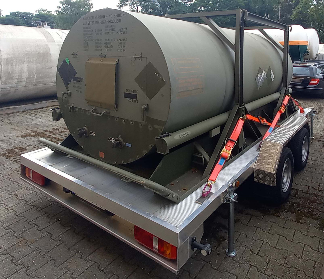 CRYOBASE Gas tank cryogenic trailer used for nitrogen, oxygen, argon - Приколка цистерна: слика 4 CRYOBASE Gas tank cryogenic trailer used for nitrogen, oxygen, argon - Приколка цистерна: слика 4