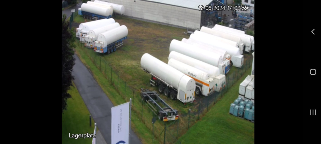 Полуприколка цистерна CRYOLOR Gas tank semi-trailer cryogenic used for nitrogen, argon, oxygen, LIN, LOX, LAR.: слика 7