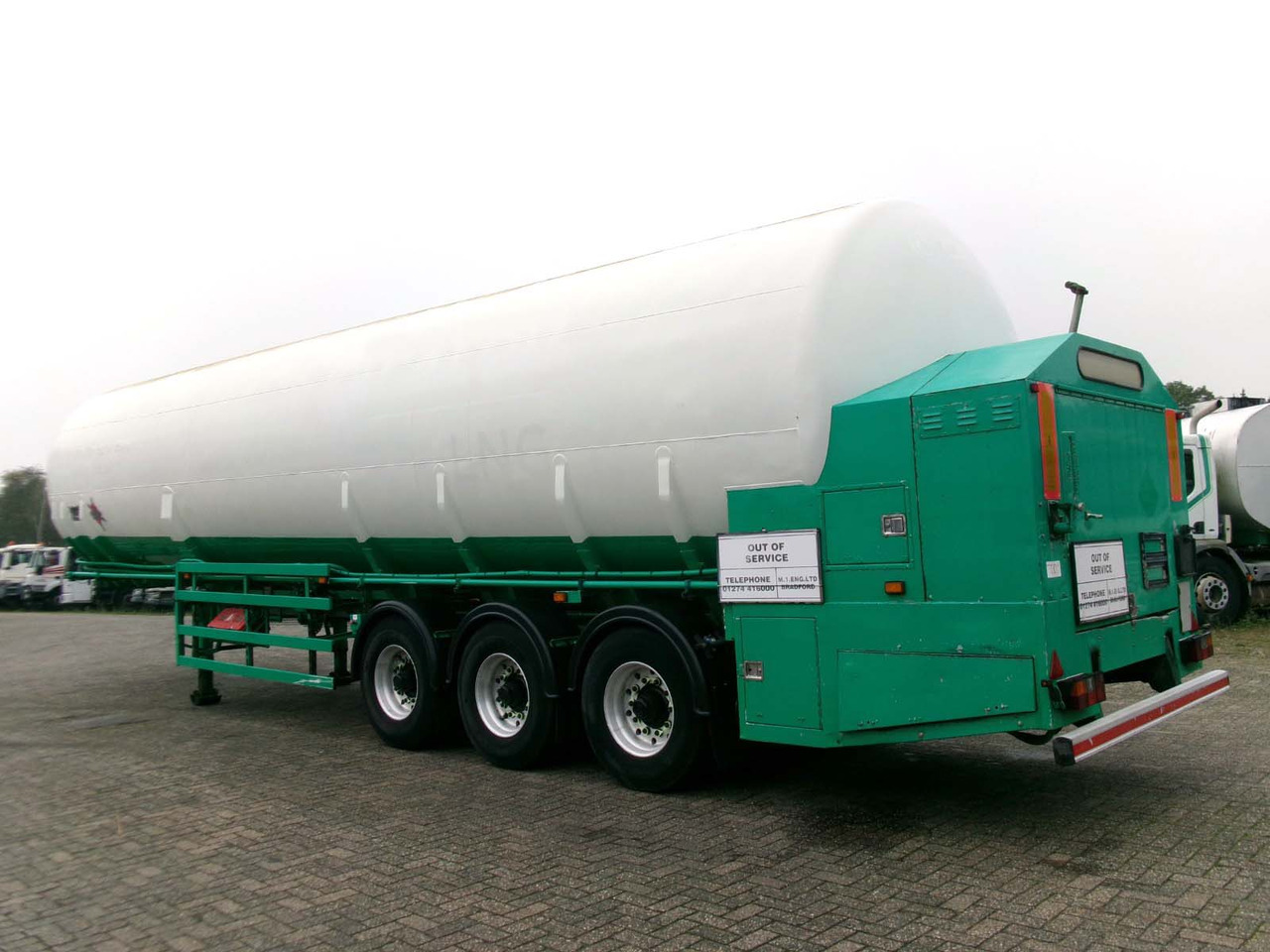 M1 Engineering Gas tank semi-trailer cryogenic used for LNG Methan Methane - Полуприколка цистерна: слика 4 M1 Engineering Gas tank semi-trailer cryogenic used for LNG Methan Methane - Полуприколка цистерна: слика 4