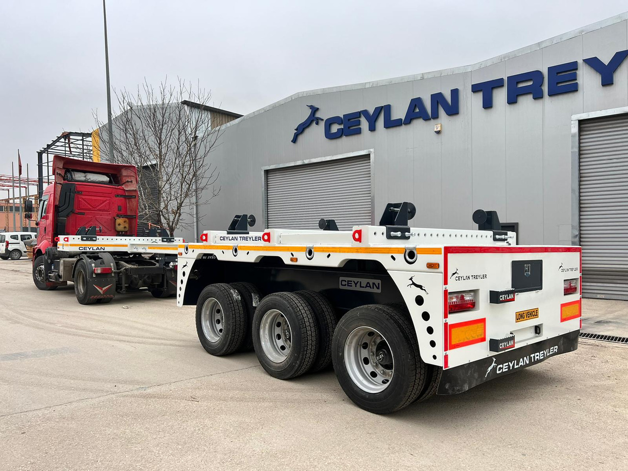 Нов Полуприколка платформа CEYLAN 3 AXLES FLATBED&PLATFORM WITH SIDE COVER: слика 10 Нов Полуприколка платформа CEYLAN 3 AXLES FLATBED&PLATFORM WITH SIDE COVER: слика 10
