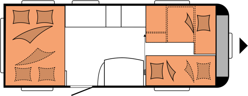 DE LUXE 515 UHK - Камп приколка: слика 2 DE LUXE 515 UHK - Камп приколка: слика 2