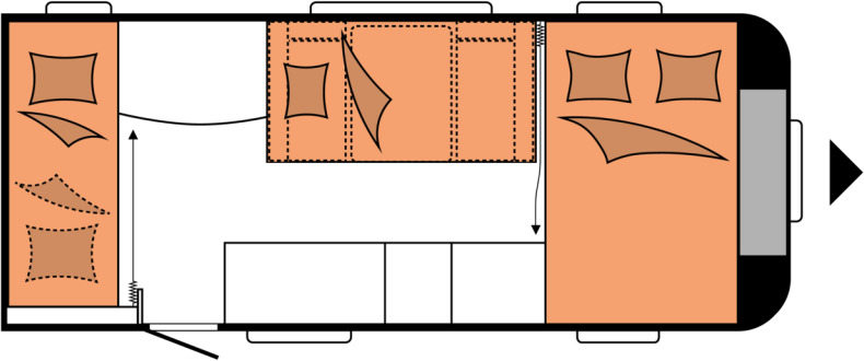 EXCELLENT EDITION 490 KMF - Камп приколка: слика 2 EXCELLENT EDITION 490 KMF - Камп приколка: слика 2
