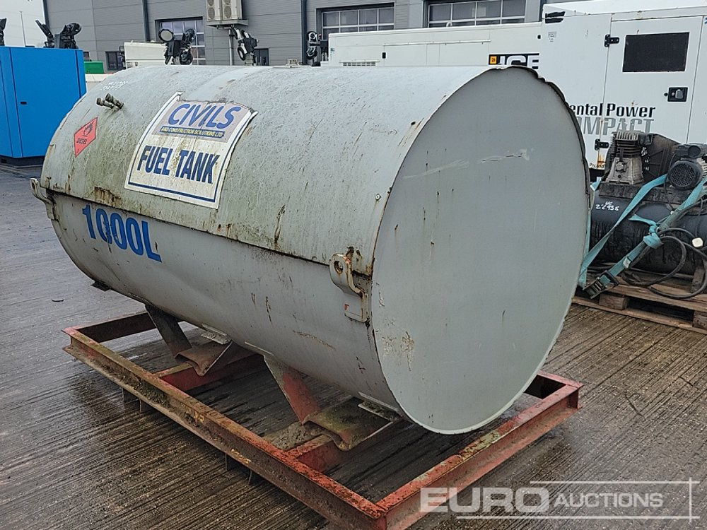 1000 Litre Static Bunded Fuel Bowser, Manual Pump - Резервоар за складирање: слика 3 1000 Litre Static Bunded Fuel Bowser, Manual Pump - Резервоар за складирање: слика 3