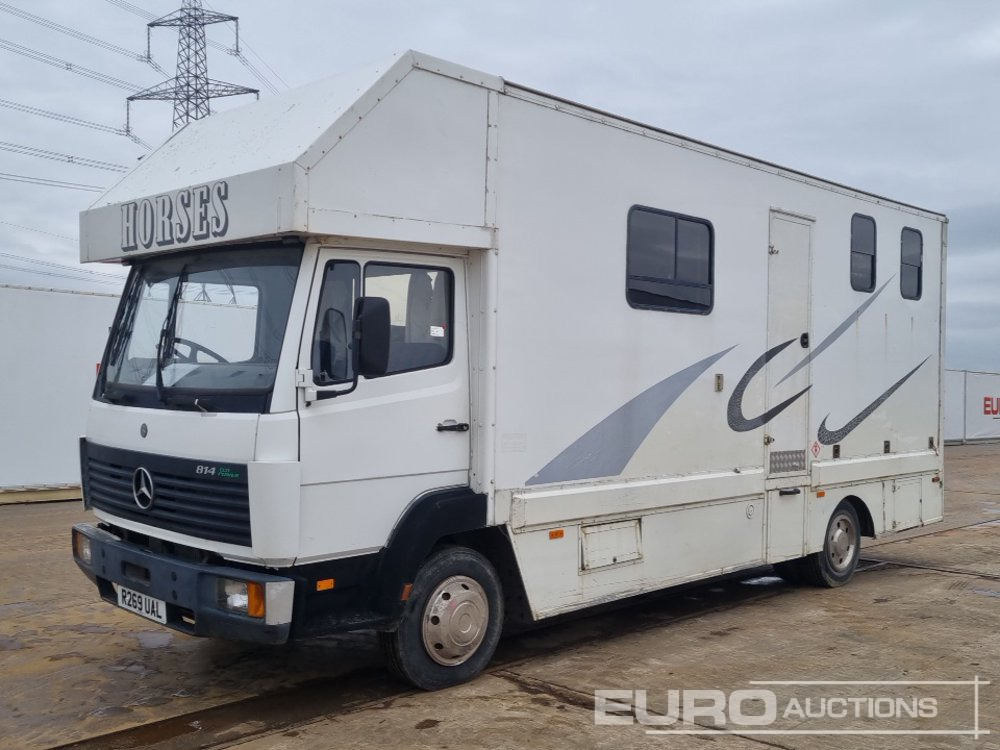 1998 Mercedes 814 - Камион за коњи: слика 1 1998 Mercedes 814 - Камион за коњи: слика 1