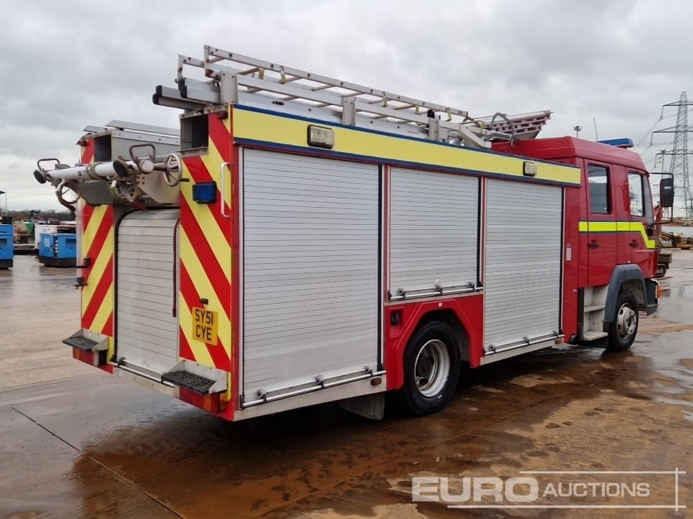 2001 MAN 4x2 Fire Engine, Manual Gearbox - Противпожарен камион: слика 5 2001 MAN 4x2 Fire Engine, Manual Gearbox - Противпожарен камион: слика 5