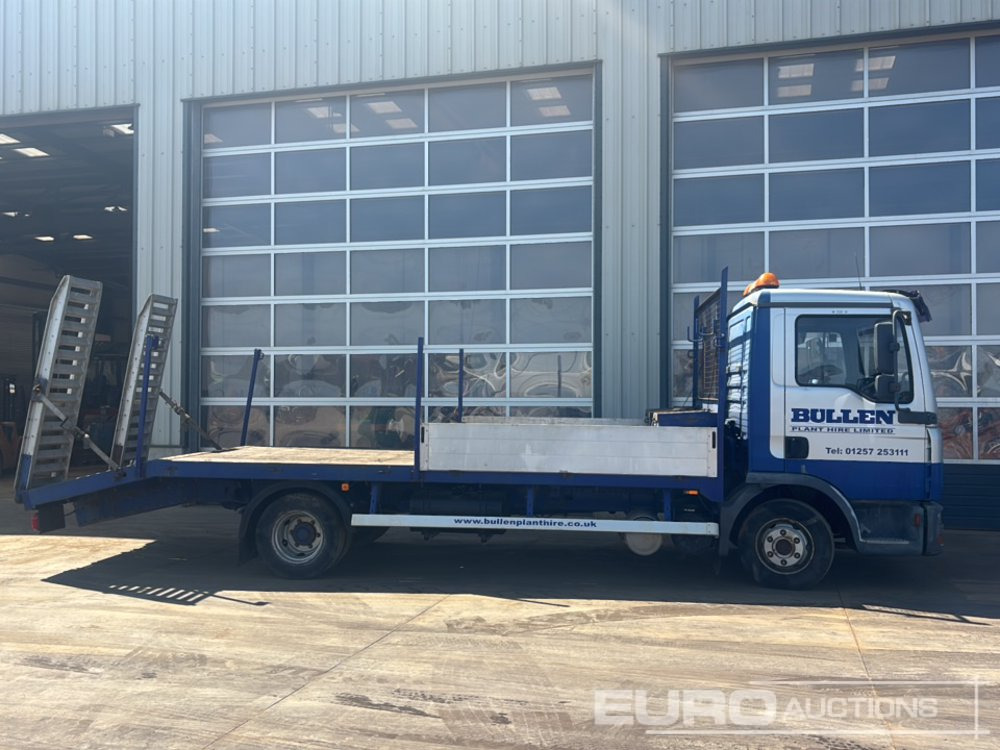 2006 MAN 4x2 Beavertail Plant Lorry, Winch, Ramps, Automatic Gearbox (Electrical Fault) - Автотранспортен камион: слика 5 2006 MAN 4x2 Beavertail Plant Lorry, Winch, Ramps, Automatic Gearbox (Electrical Fault) - Автотранспортен камион: слика 5