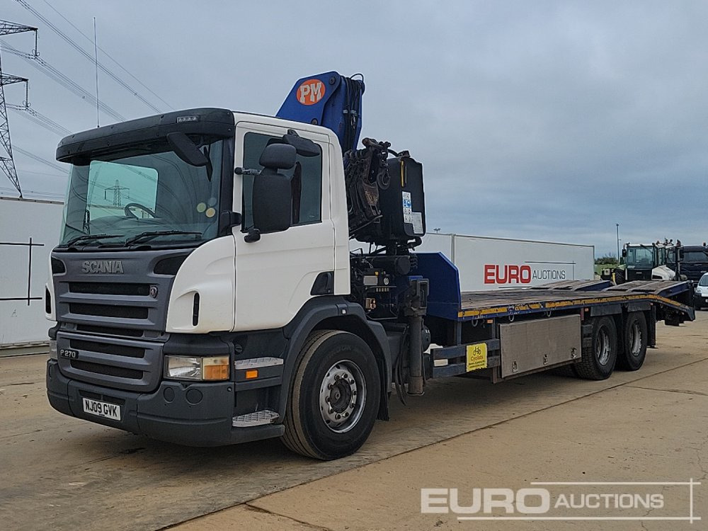 2009 Scania P270 - Камион со платформа: слика 1 2009 Scania P270 - Камион со платформа: слика 1