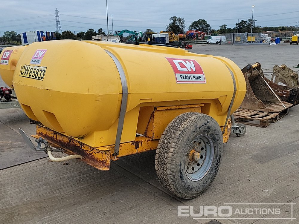 2010 Trailer Engineering Single Axle Plastic Water Bowser, Dust Suppression Unit, Honda Engine - Резервоар за складирање: слика 5 2010 Trailer Engineering Single Axle Plastic Water Bowser, Dust Suppression Unit, Honda Engine - Резервоар за складирање: слика 5