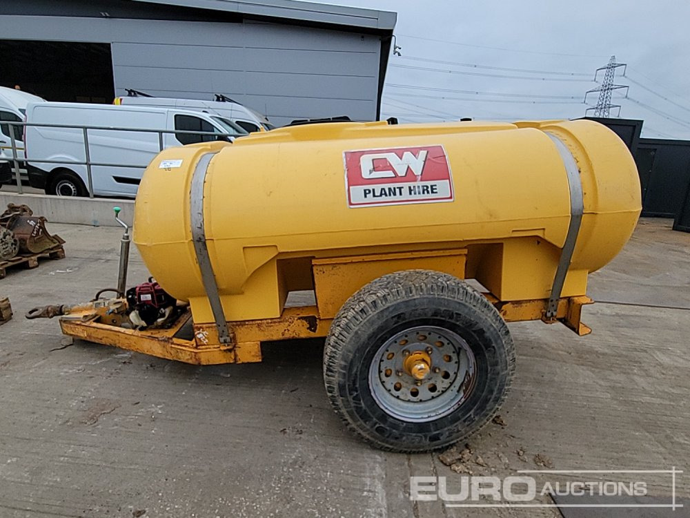 2010 Trailer Engineering Single Axle Plastic Water Bowser, Dust Suppression Unit, Honda Engine - Резервоар за складирање: слика 2 2010 Trailer Engineering Single Axle Plastic Water Bowser, Dust Suppression Unit, Honda Engine - Резервоар за складирање: слика 2