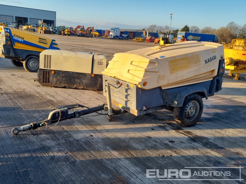 2011 Atlas Copco XAS 97 - Компресор за воздух: слика 1 2011 Atlas Copco XAS 97 - Компресор за воздух: слика 1