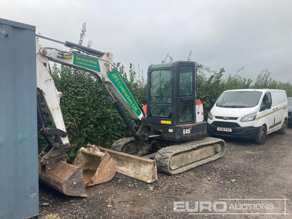 2011 Bobcat E45 - Мини багер: слика 1 2011 Bobcat E45 - Мини багер: слика 1