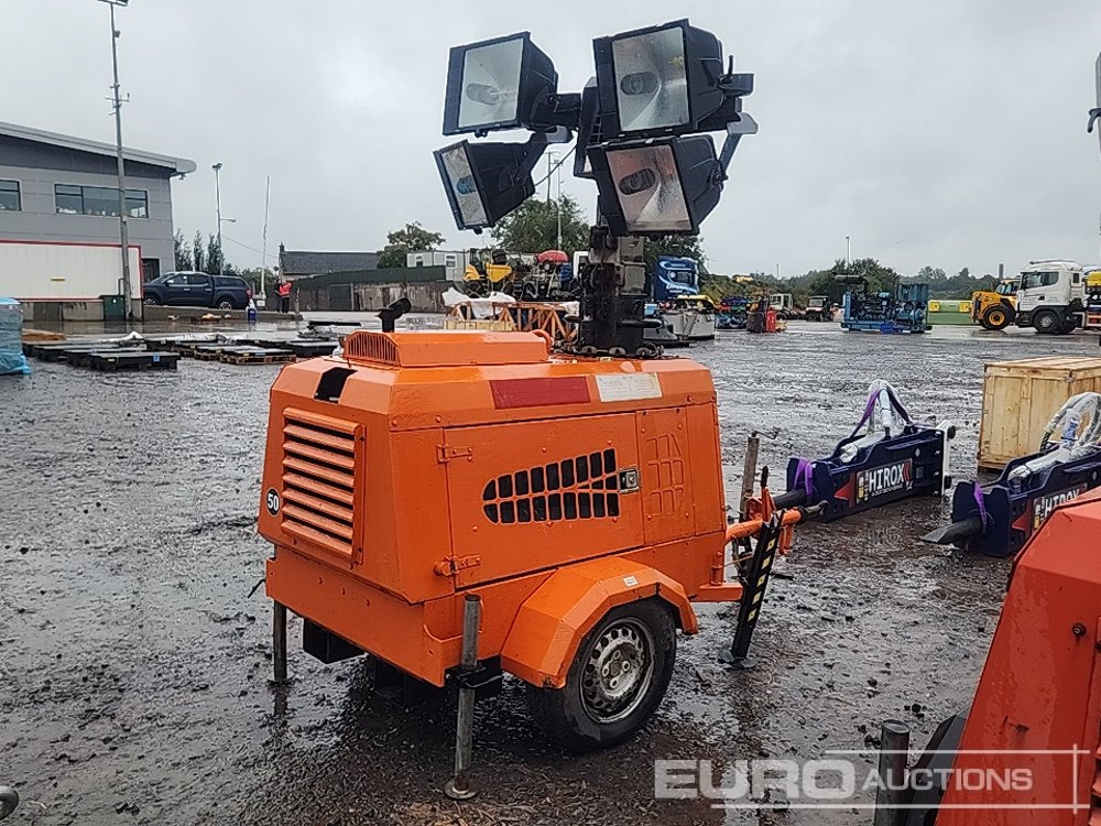 2012 Towerlight VT-1 Single Axle Lighting Tower, Kubota Engine - Кула за рефлектори: слика 3 2012 Towerlight VT-1 Single Axle Lighting Tower, Kubota Engine - Кула за рефлектори: слика 3