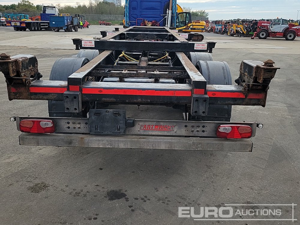 2013 Cartwright Tri Axle Skeleton Trailer, Twist & Lock - Полуприколка платформа: слика 4 2013 Cartwright Tri Axle Skeleton Trailer, Twist & Lock - Полуприколка платформа: слика 4