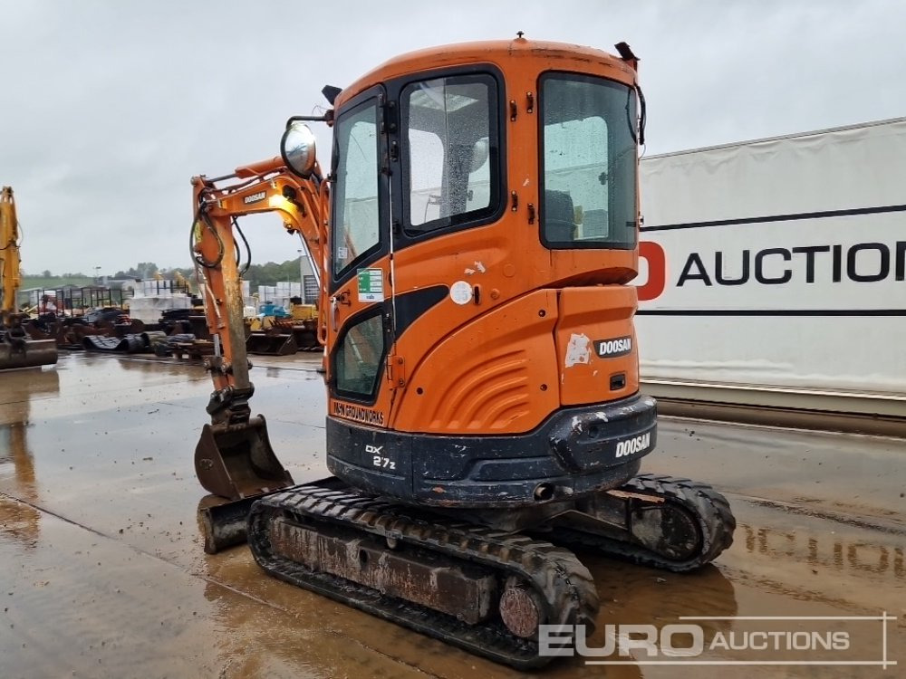 2013 Doosan DX27Z - Мини багер: слика 3 2013 Doosan DX27Z - Мини багер: слика 3