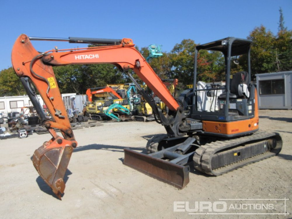 2013 Hitachi ZX40U-5A Rubber Tracks, Blade, Offset, Piped, Bucket - Мини багер: слика 3 2013 Hitachi ZX40U-5A Rubber Tracks, Blade, Offset, Piped, Bucket - Мини багер: слика 3